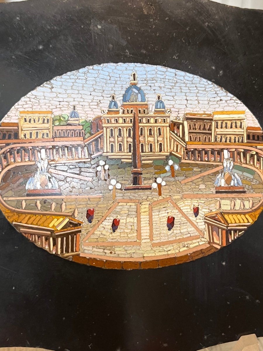 Paperweight Plaque, Souvenir Of The Grand Tour.-photo-5