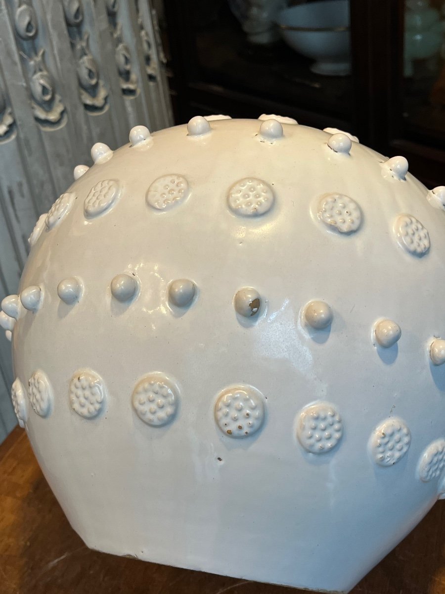 Important Vase Boule , Malicorne .-photo-1