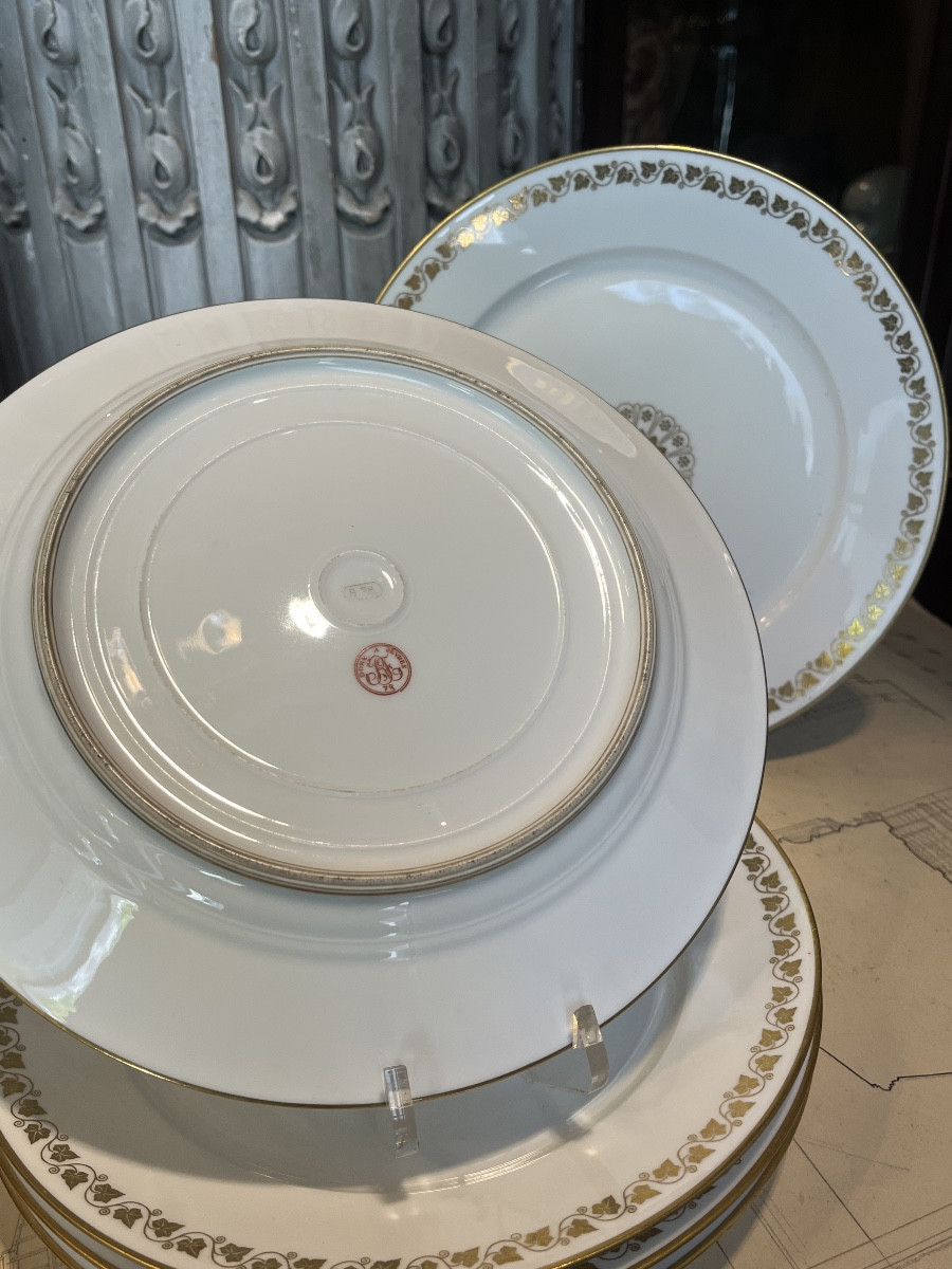 Sèvres Manufacture. Set Of Five Plates.-photo-4