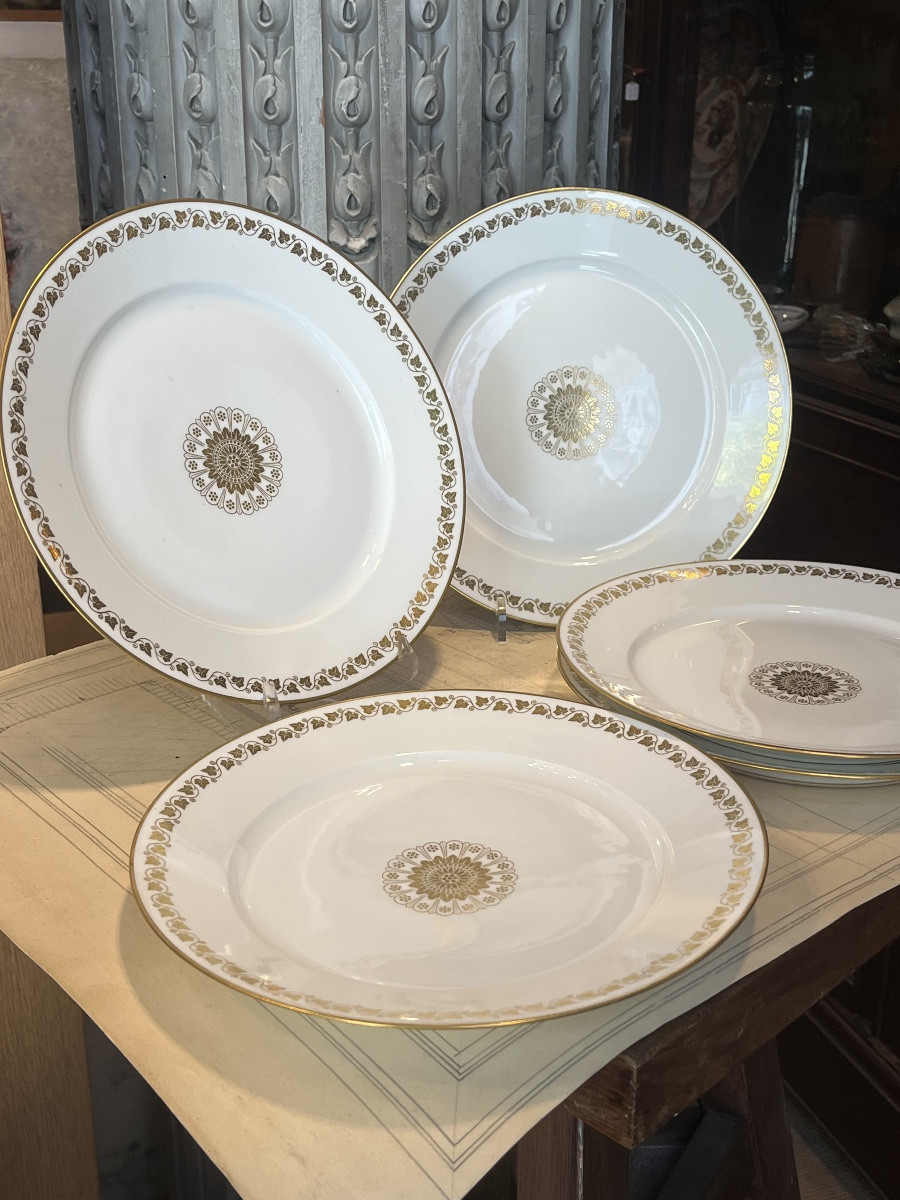 Sèvres Manufacture. Set Of Five Plates.-photo-8