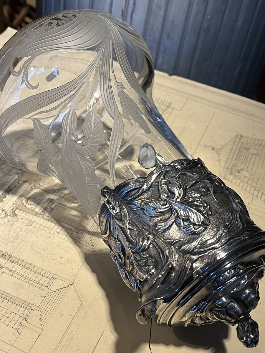 Grande carafe Art Nouveau .-photo-5