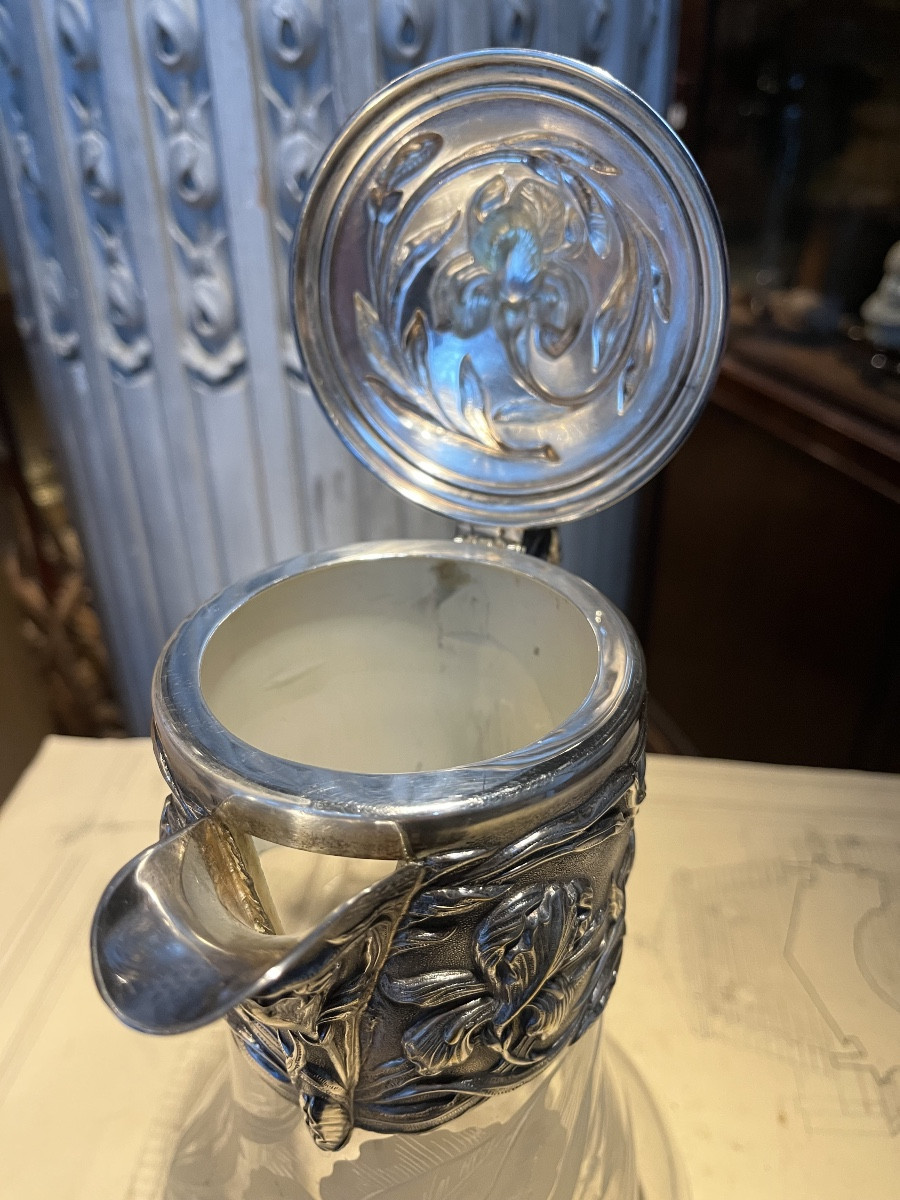 Grande carafe Art Nouveau .-photo-6