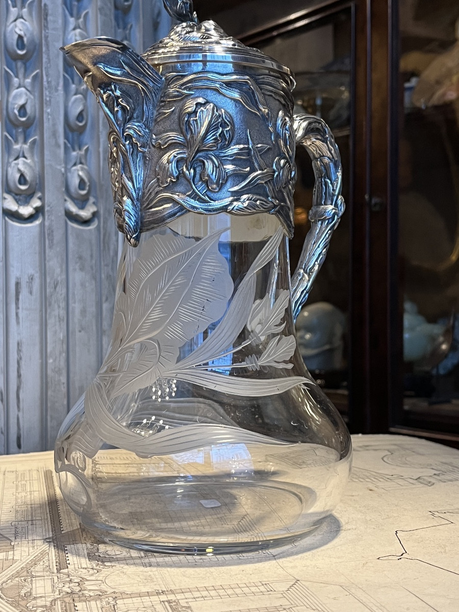 Grande carafe Art Nouveau .-photo-8