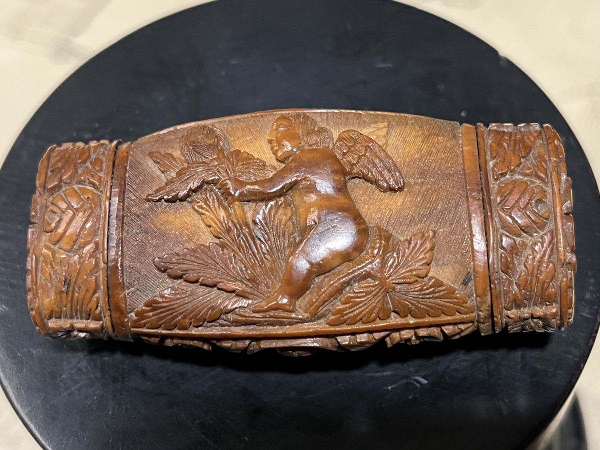 Tabatière en corozo .-photo-3