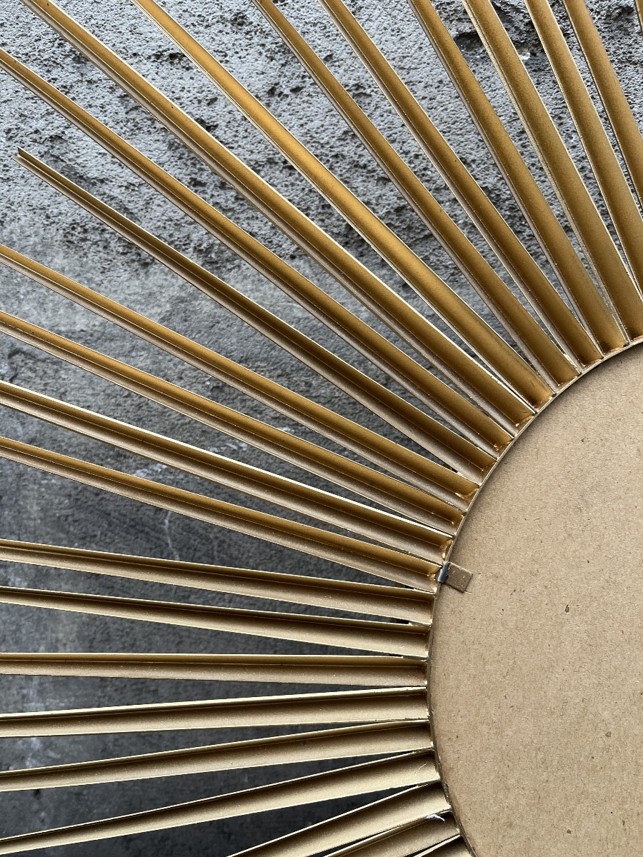 Miroir sorcière  ou miroir  bombé . Diam 83 cm-photo-2