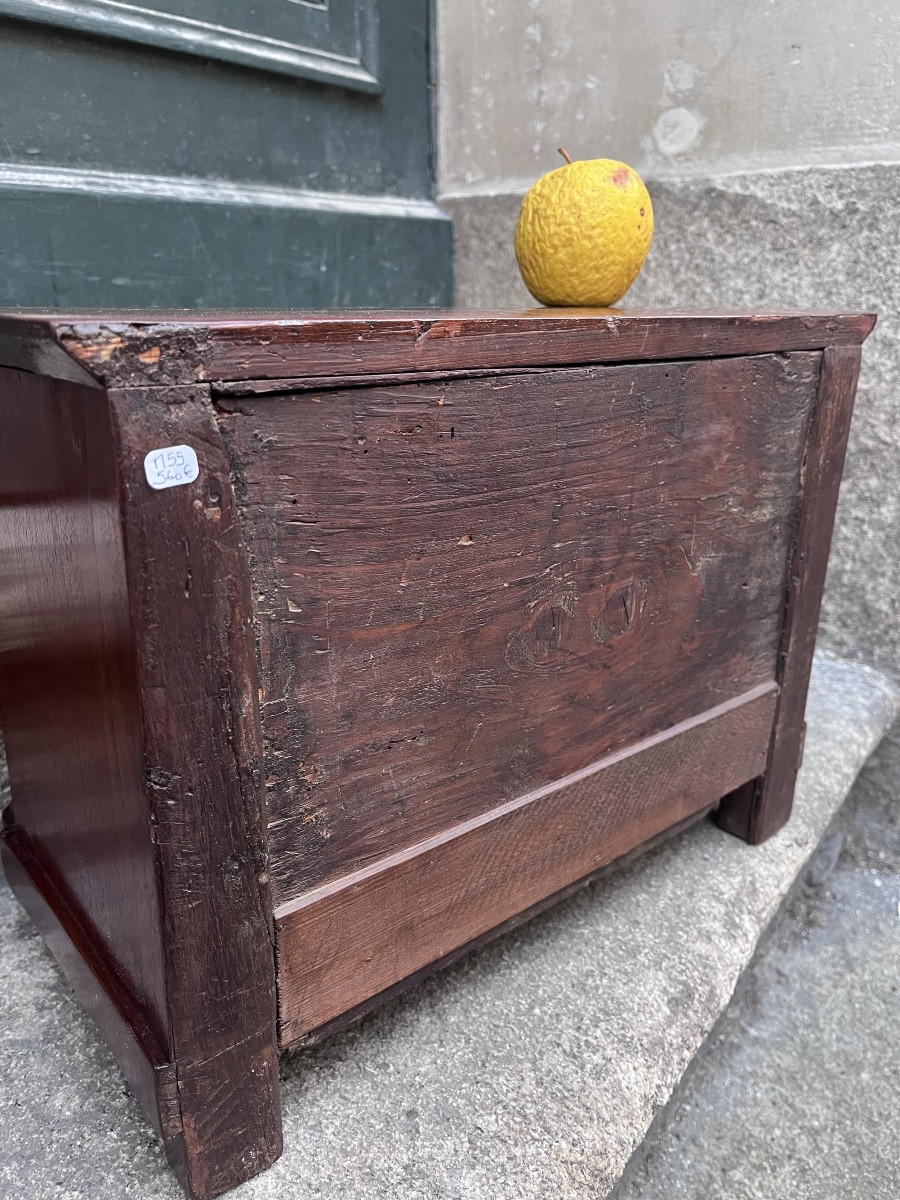 Master's Chest Of Drawers In Natural Wood And Veneer.-photo-3