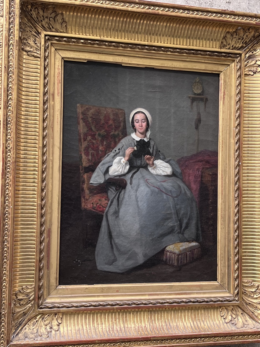 Genre Scene. Jean Ferdinand Chaigneau.-photo-6