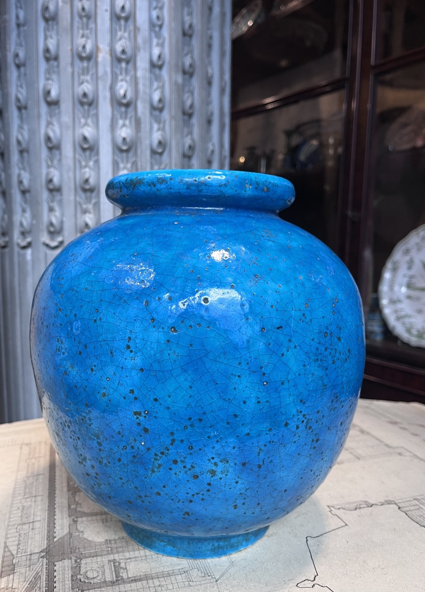 Edmond Lachenal Spherical Vase -photo-2