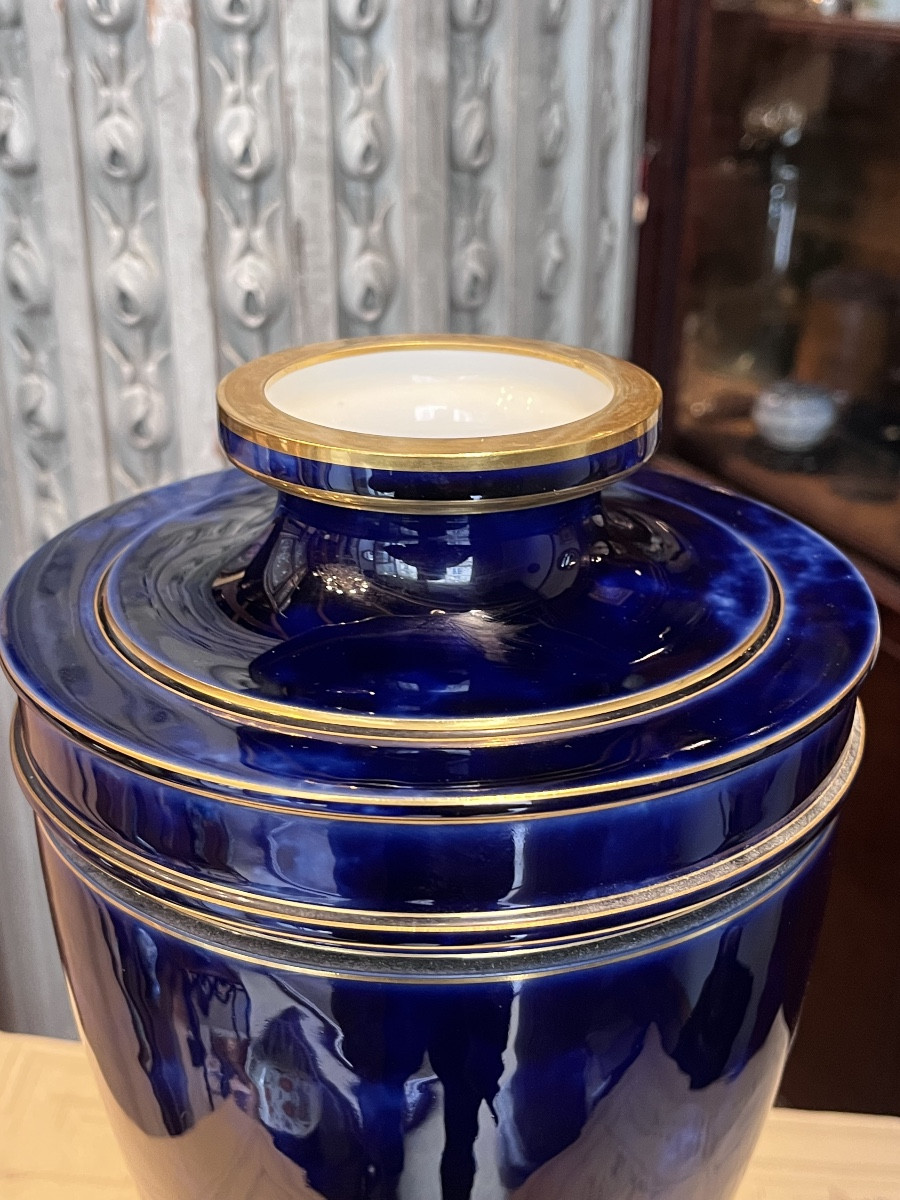 Sèvres  , vase de forme balustre .-photo-6