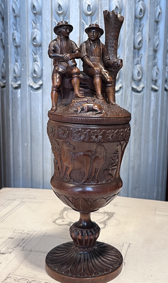 Coupe couverte en bois (Travail Suisse )-photo-3