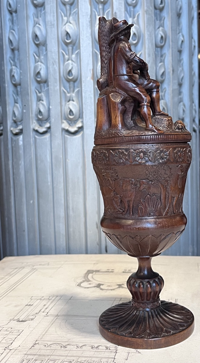 Coupe couverte en bois (Travail Suisse )-photo-1