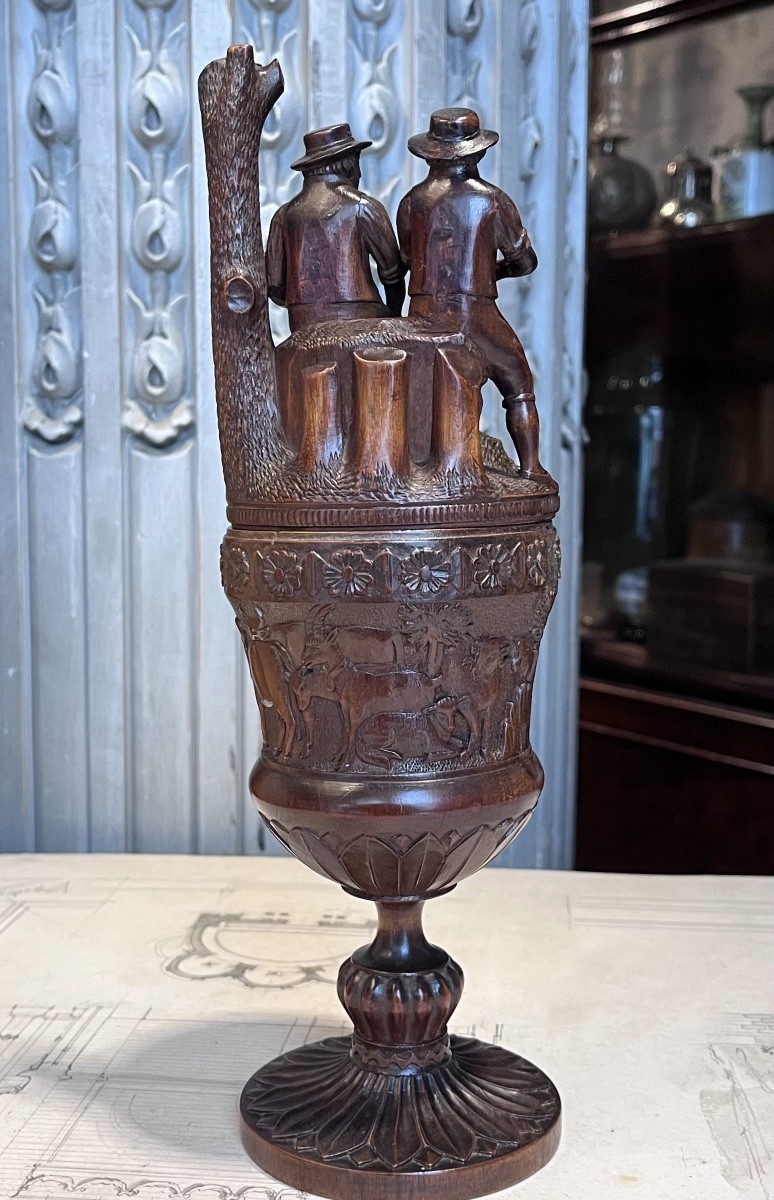 Coupe couverte en bois (Travail Suisse )-photo-2