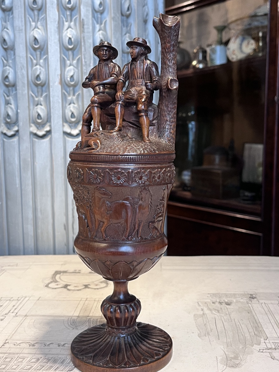 Coupe couverte en bois (Travail Suisse )-photo-5