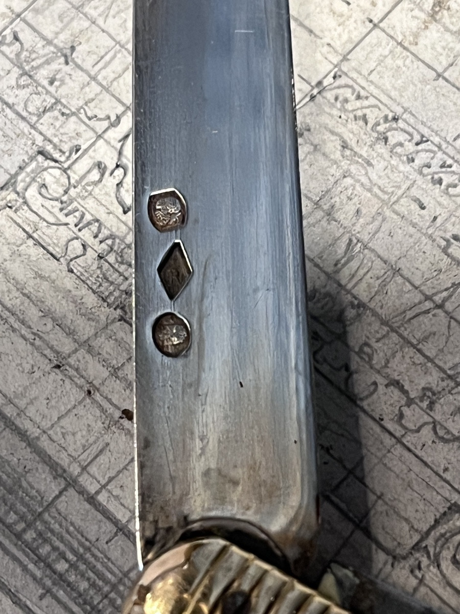 Canif à deux lames  . Charles X .-photo-2