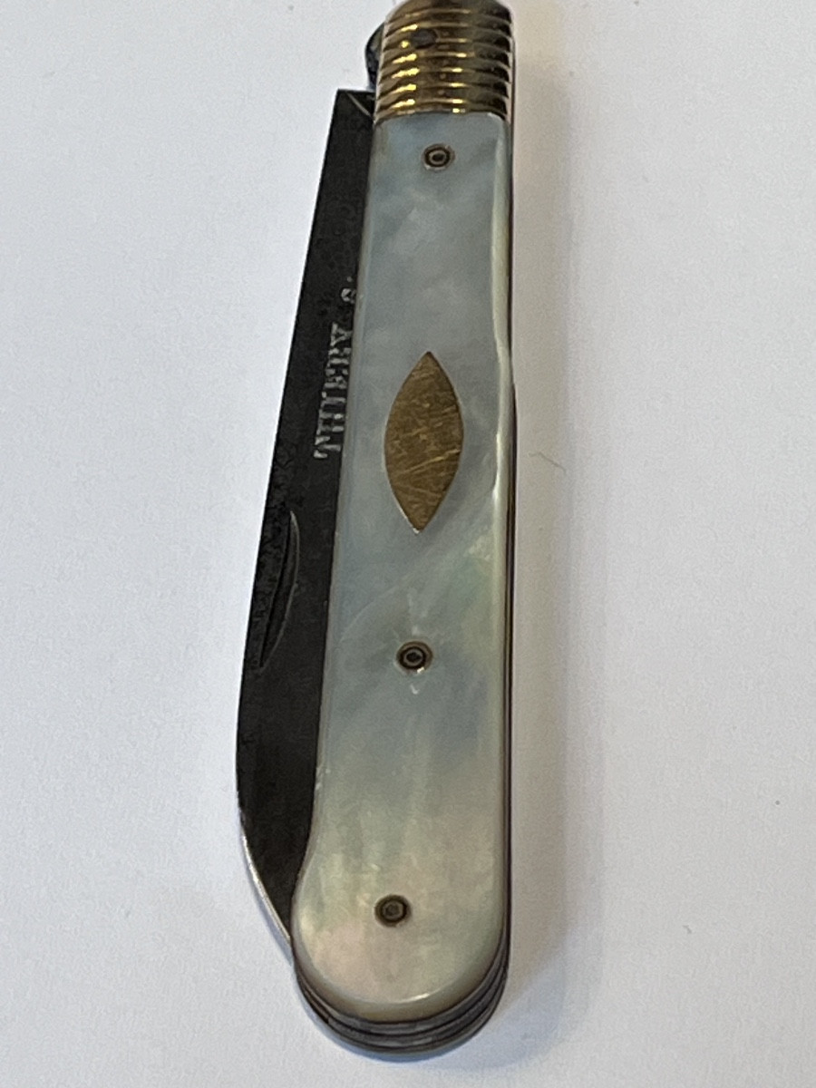 Canif à deux lames  . Charles X .-photo-5