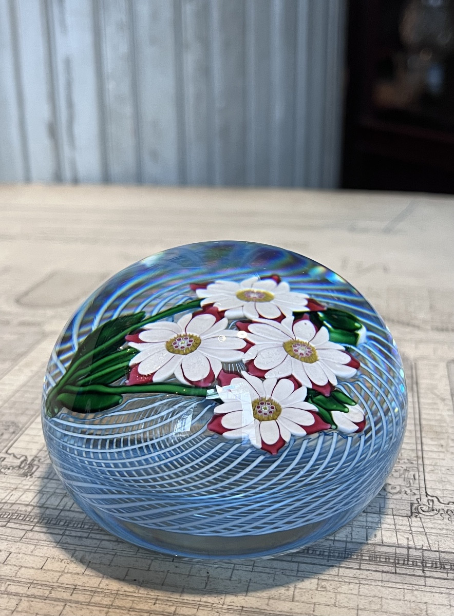 Sulfide Ball With Daisy Design.-photo-1