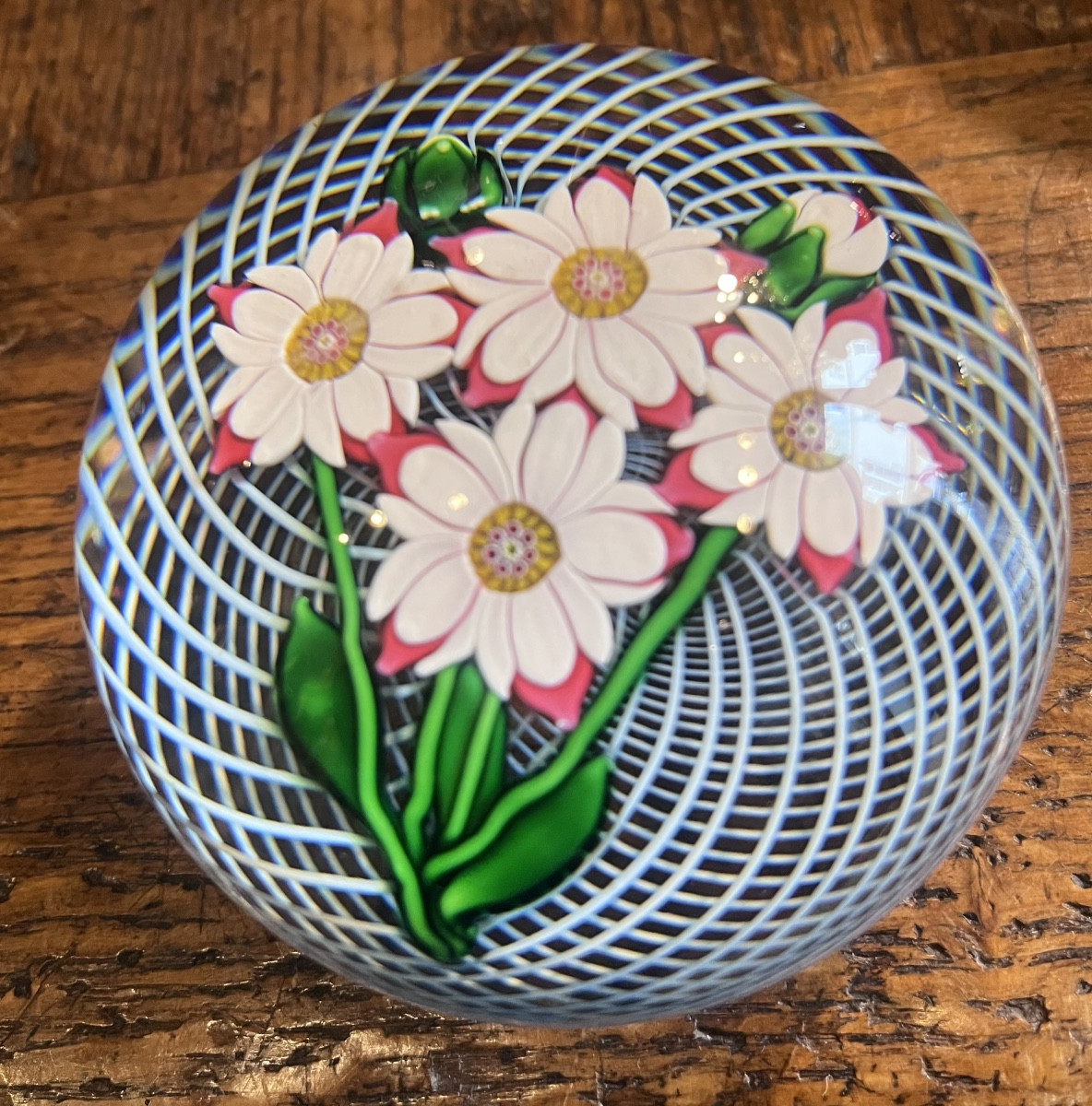 Sulfide Ball With Daisy Design.-photo-7
