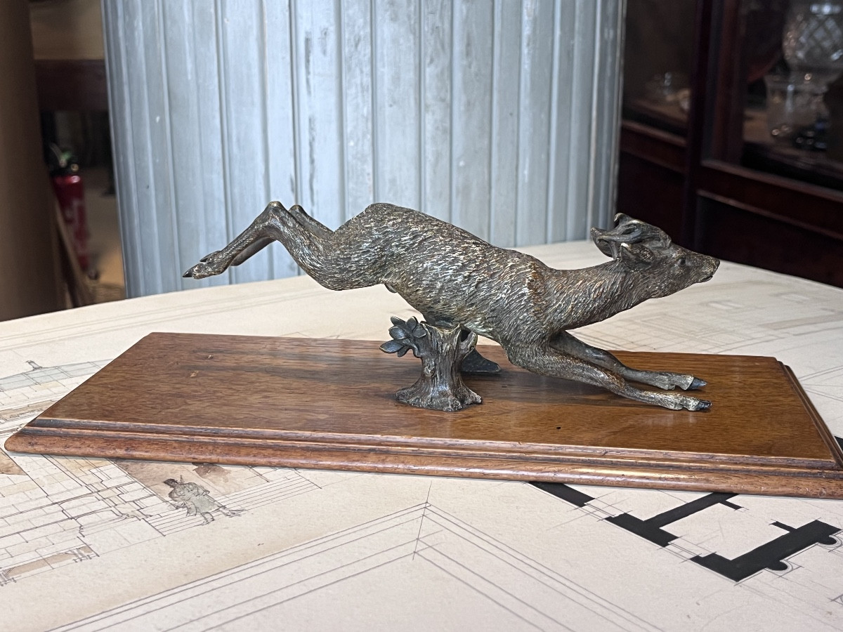 Bronze de Vienne  , pince à courrier .-photo-3