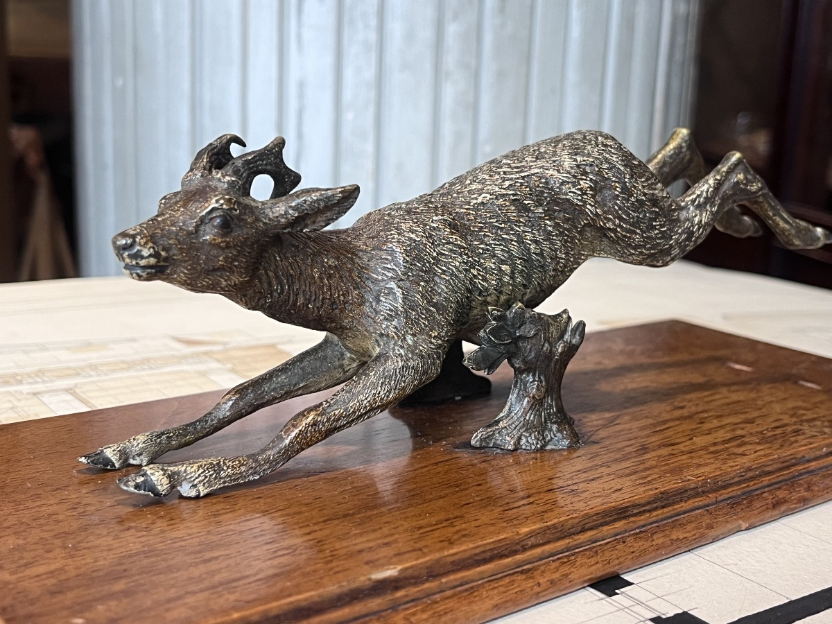 Bronze de Vienne  , pince à courrier .-photo-8