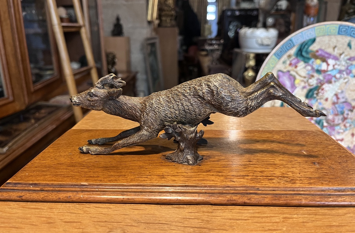 Bronze de Vienne  , pince à courrier .