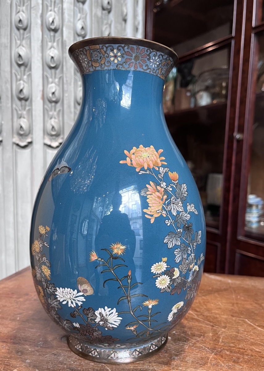 Japan Meiji Period . Baluster Vase .-photo-5
