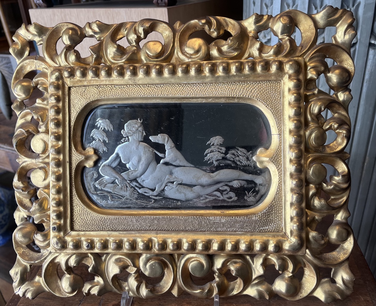 Miroir Italien souvenir du grand tour .-photo-3