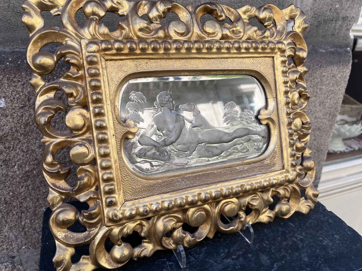 Miroir Italien souvenir du grand tour .-photo-6