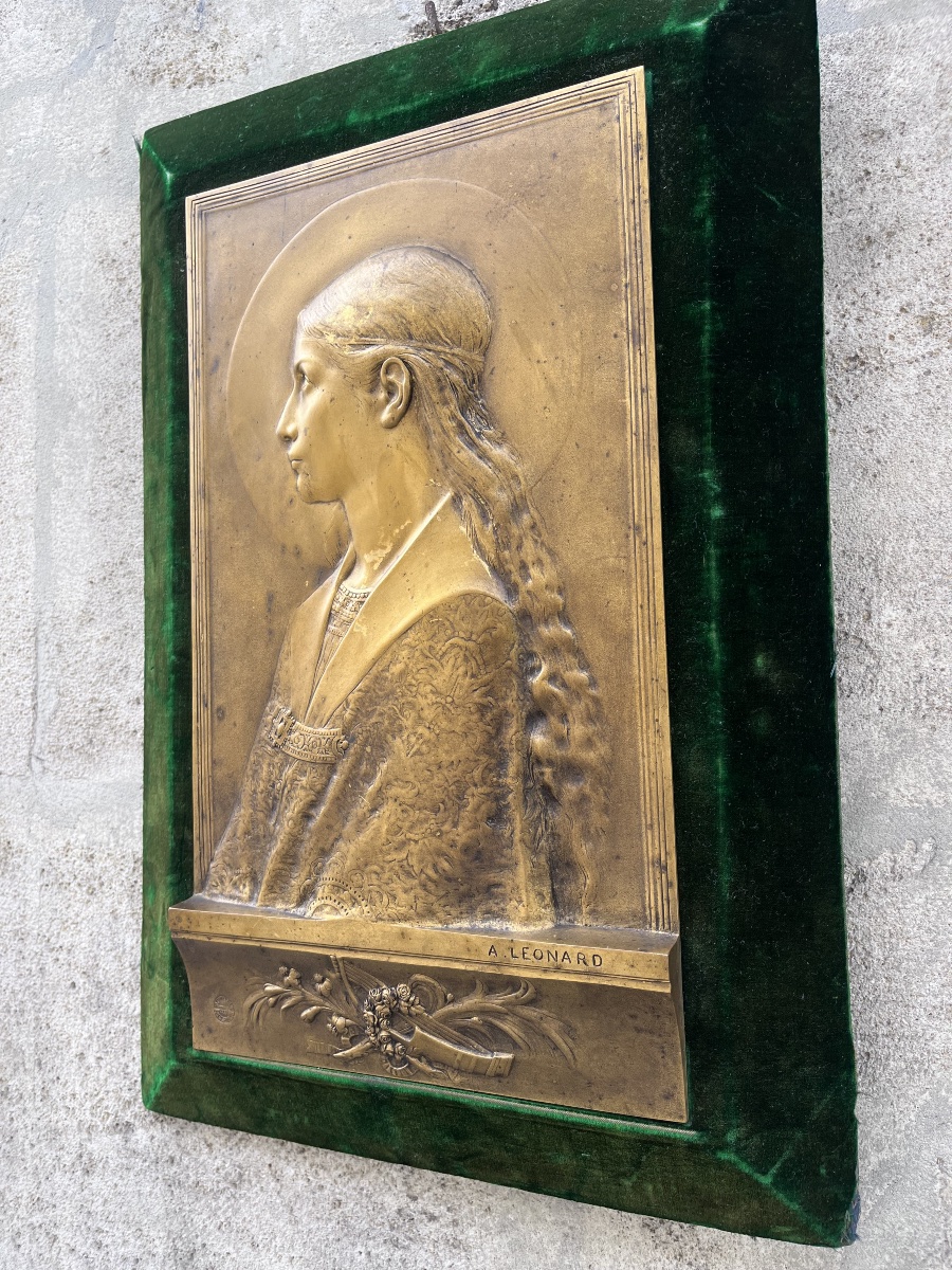 Agathon Léonard (1841-1923) Sainte Cécile .-photo-4