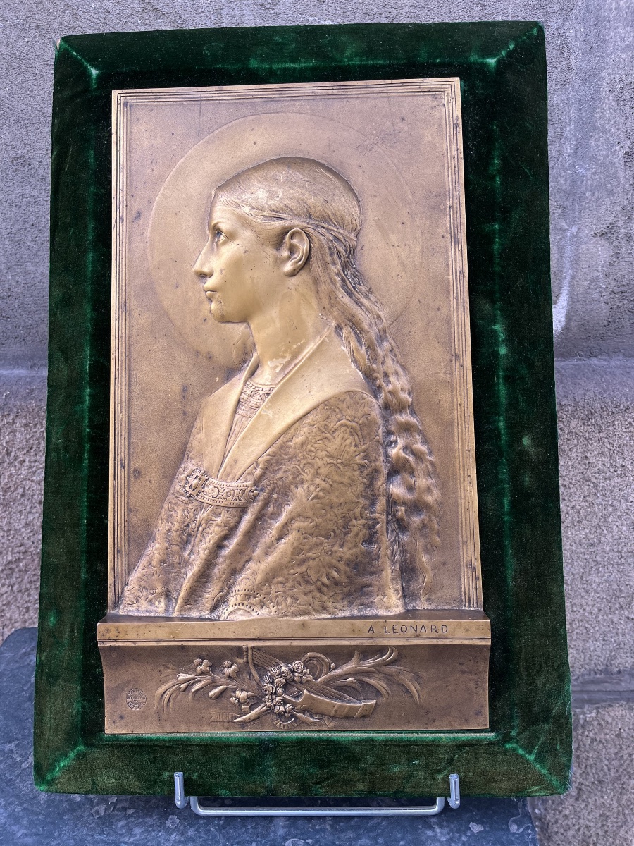 Agathon Léonard (1841-1923) Sainte Cécile .-photo-8