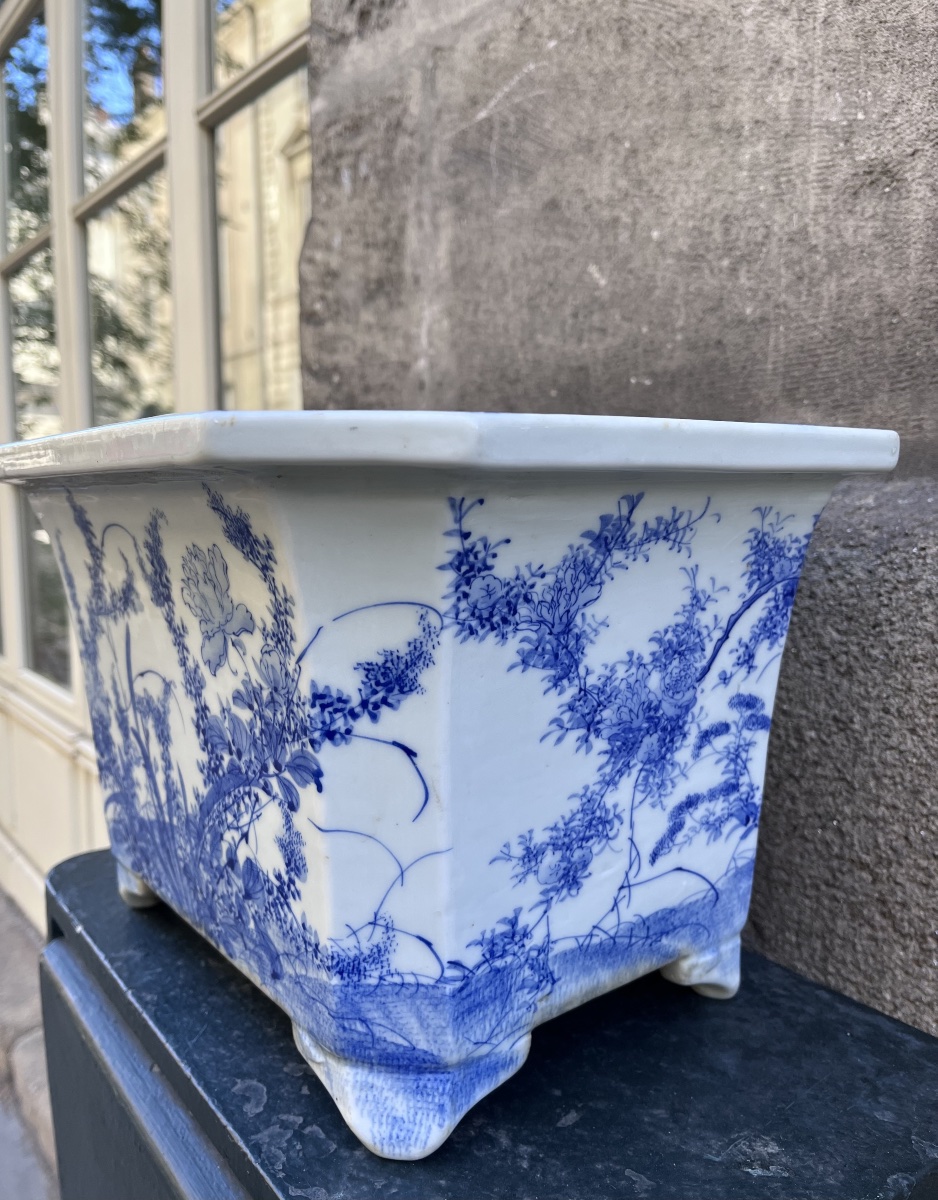 Japan. Large Porcelain Planter.-photo-6