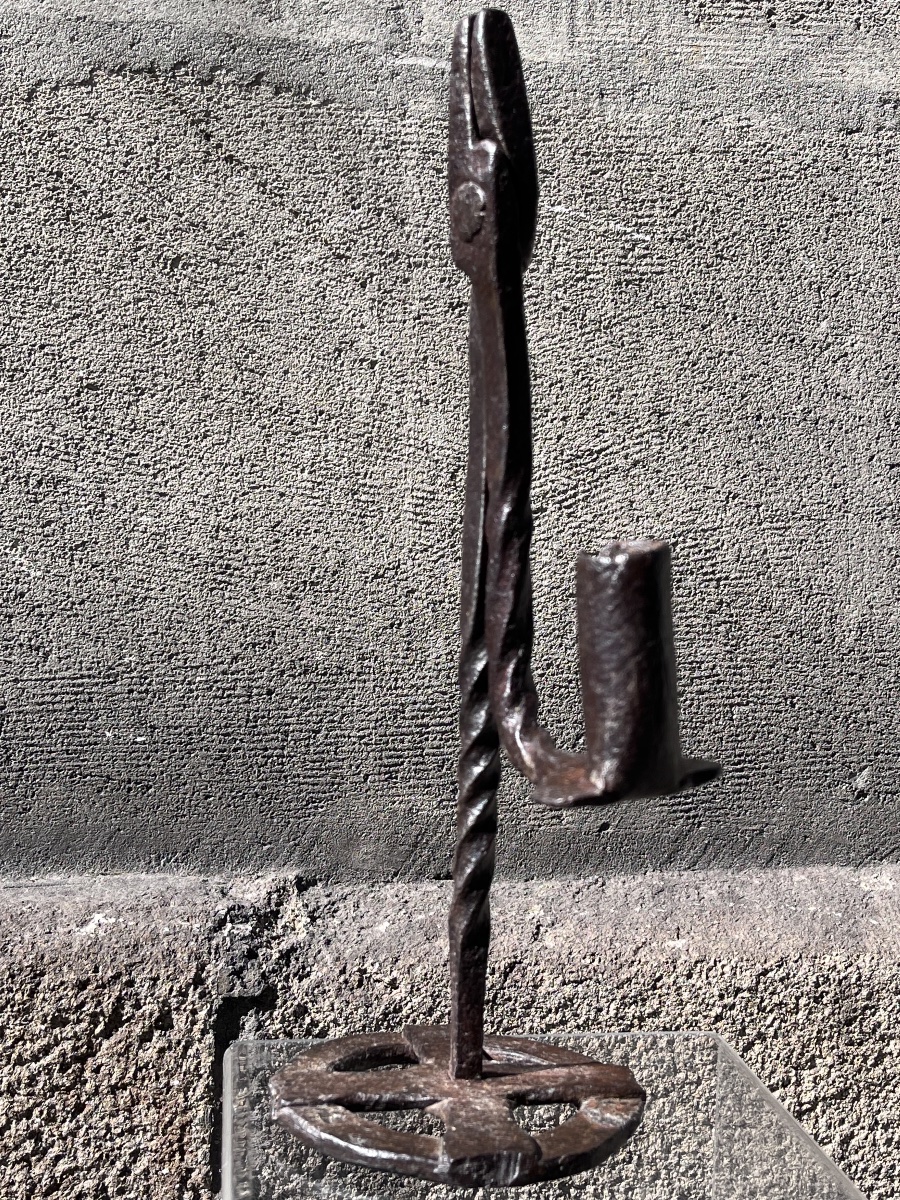 Wrought-iron Resin Holder Or Candle Holder.-photo-8
