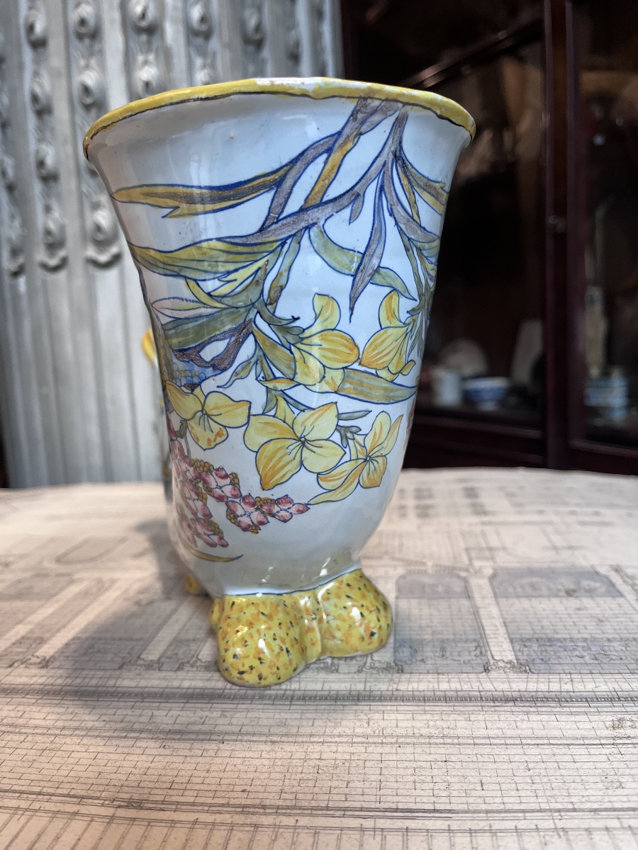 P. B. Quimper. Olifant-shaped Vase.-photo-4