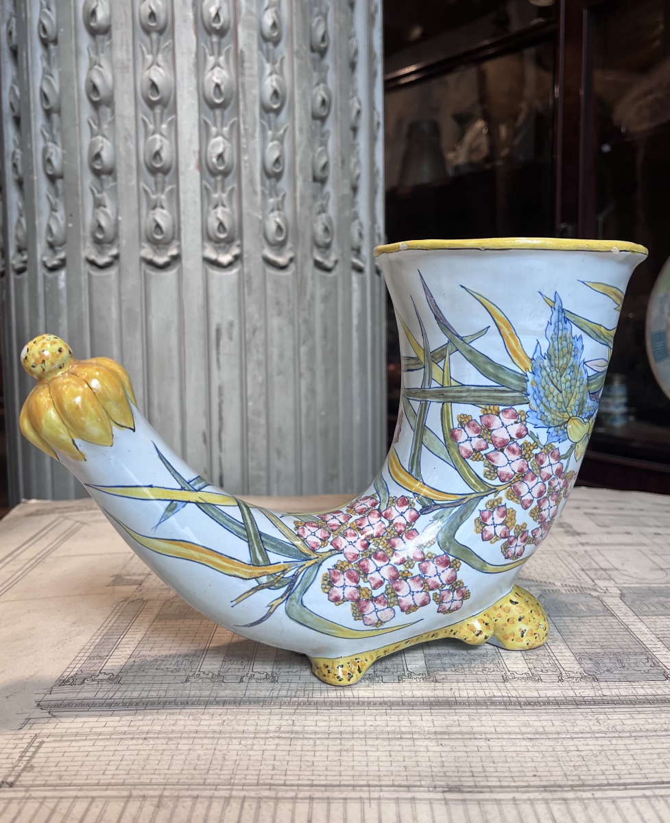 P. B. Quimper. Olifant-shaped Vase.