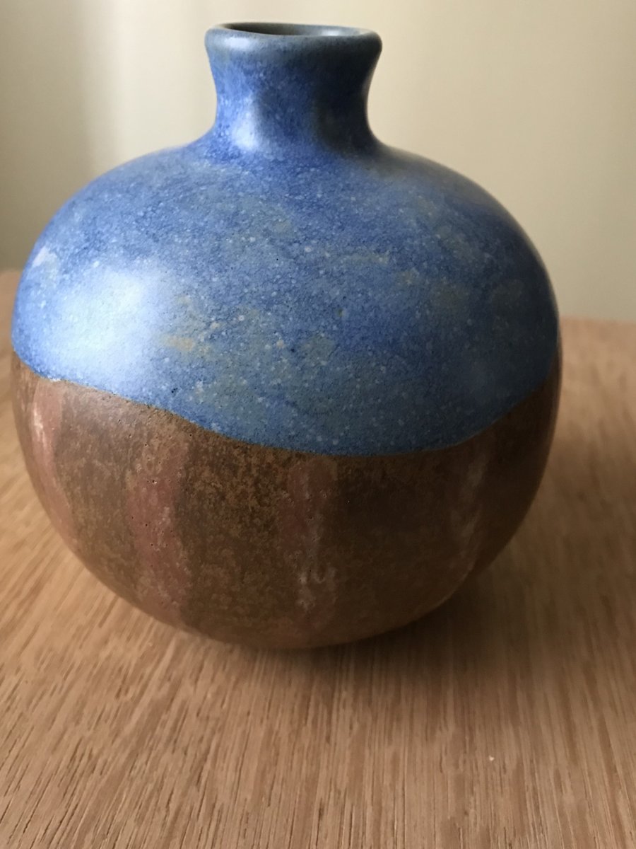 Louis Lourioux Stoneware Ball Vase-photo-1