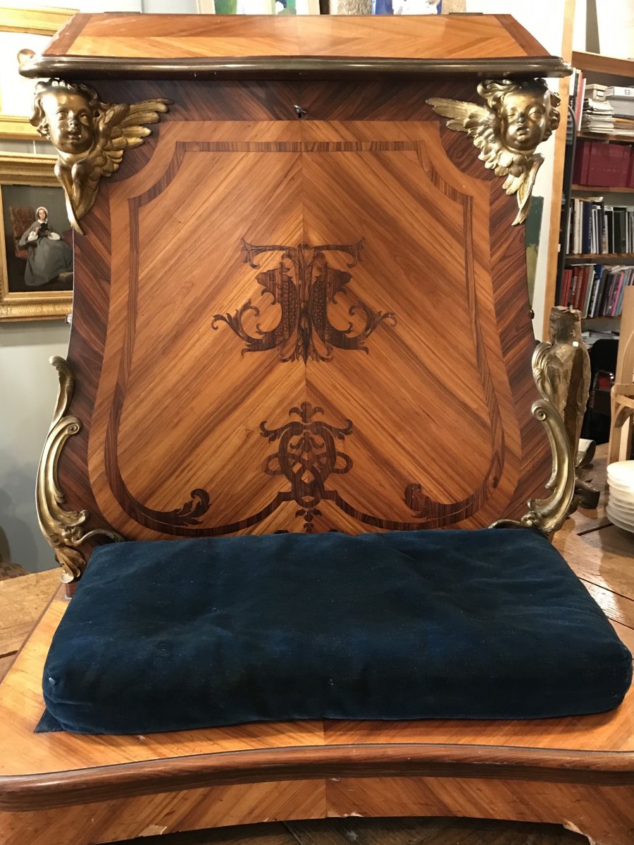 Oratory In Rosewood And Rosewood Marquetry-photo-7