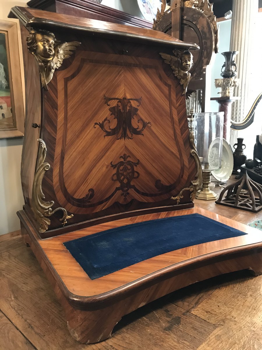 Oratory In Rosewood And Rosewood Marquetry