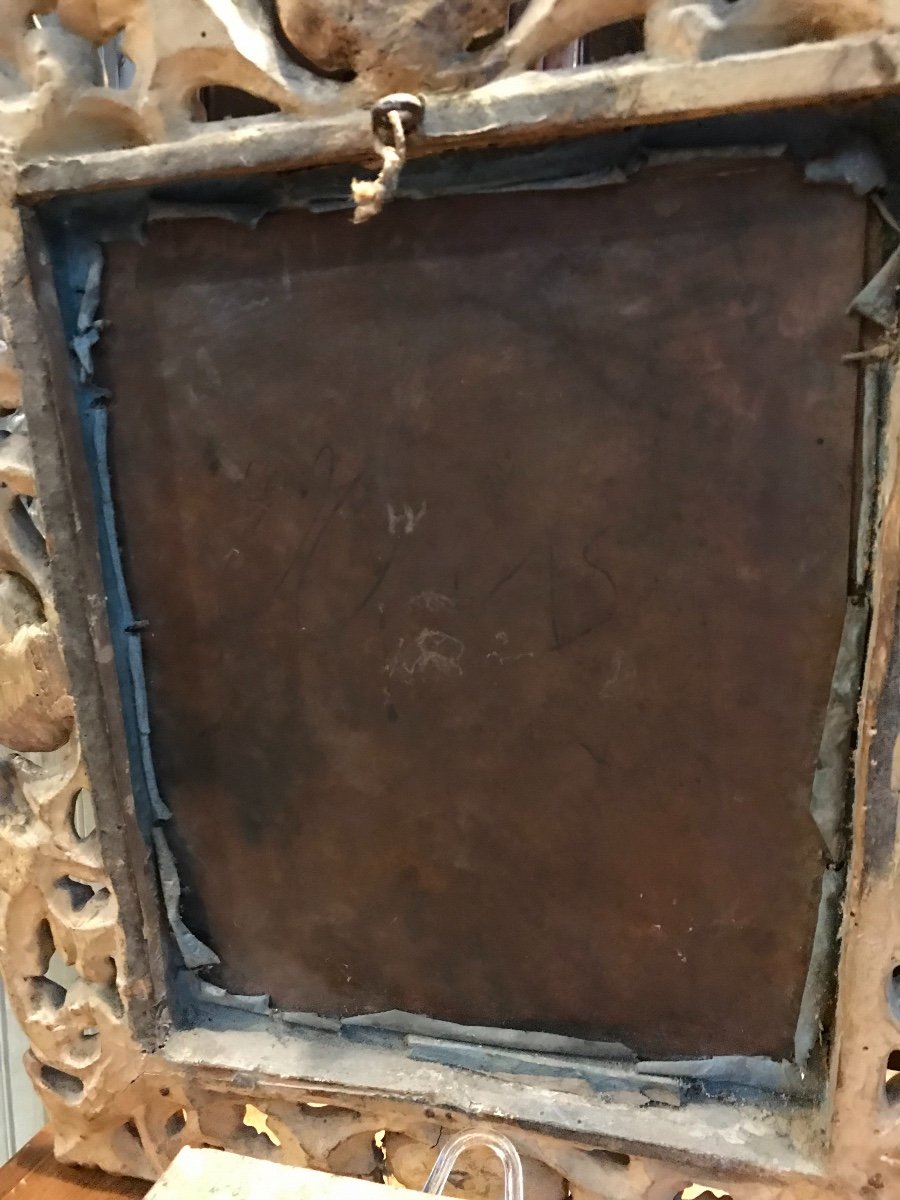 Oil On Copper Containing Mary Magdalene.-photo-7