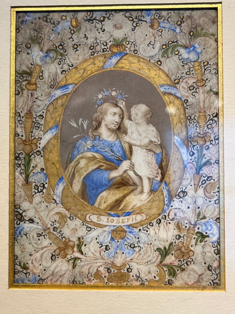 Saint Joseph And The Child Jesus.