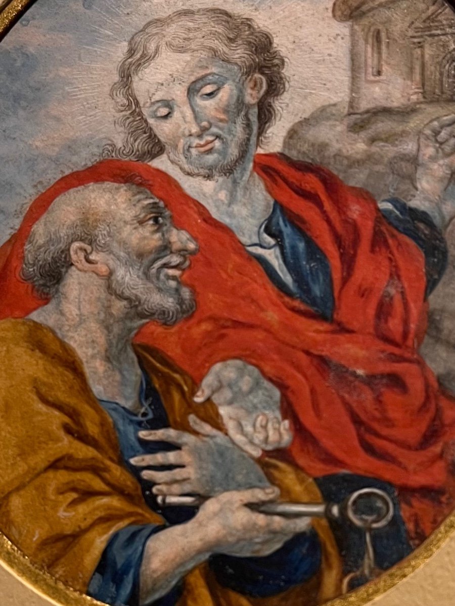 Saint Peter Receiving The Keys From Jesus.-photo-3