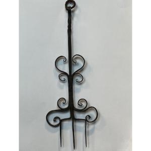 Wrought Iron Roast Fork.