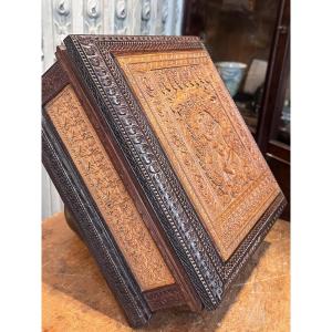 Carved Wooden Box, Indonesia.