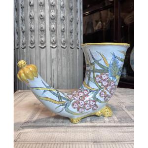 P. B. Quimper. Olifant-shaped Vase.