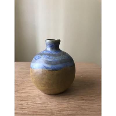 Louis Lourioux Stoneware Ball Vase.