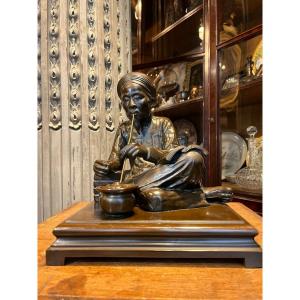 Scholar Smoking The “kedillot” Water Pipe