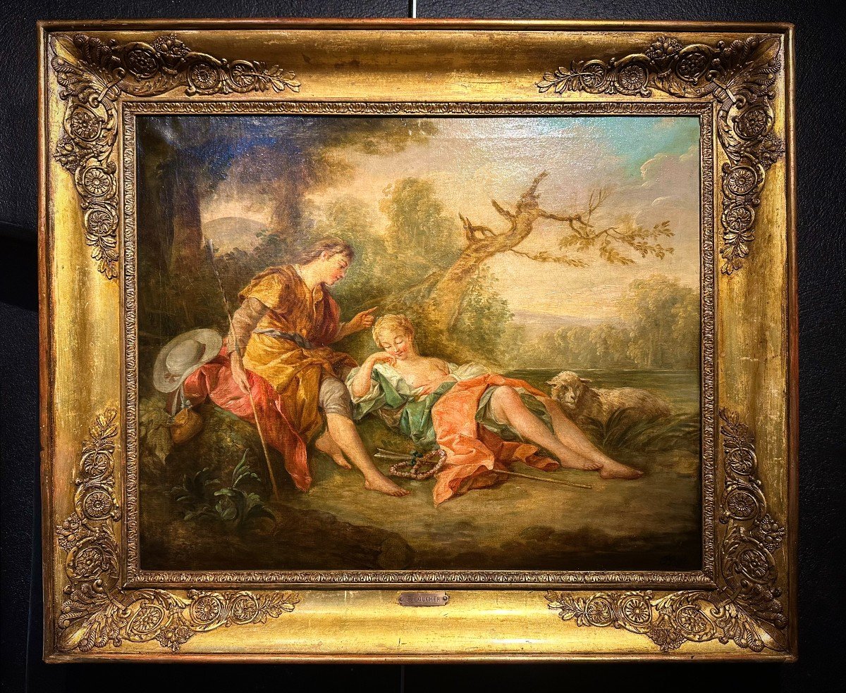 Passion Champêtre (françois Boucher 1703-1770) Follower Of.