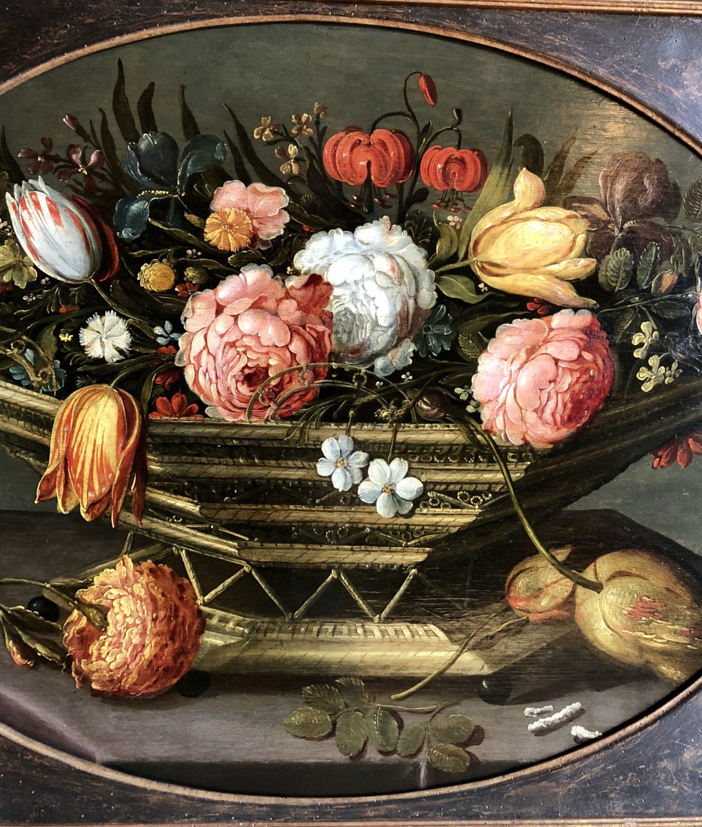 Floral Arrangement Johannes Bosschaert 1609-1650 (workshop)-photo-2