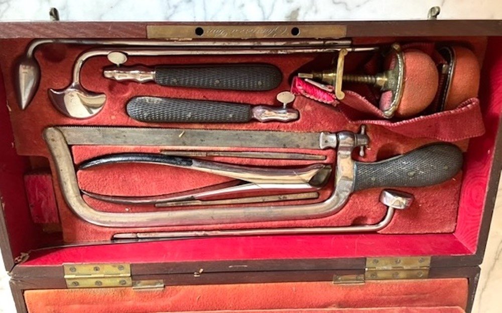 Coffret De Chirurgie Amputation Et Trepanation Charriere Paris-photo-2