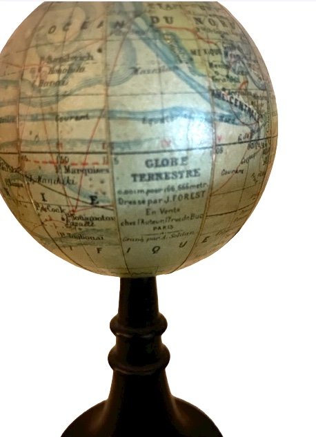 Globe Terrestre Miniature J. Forest   C.1880-photo-3