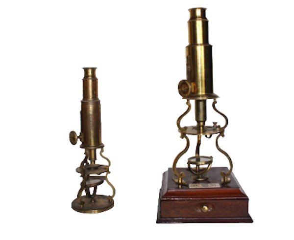 Imposant Microscope De Type Culpeper C.1790