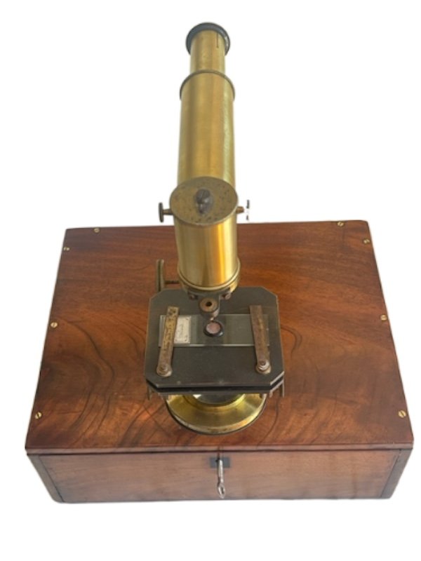 Grand Microscope Universel Horizontal Achromatique J. Molteni Paris-photo-1